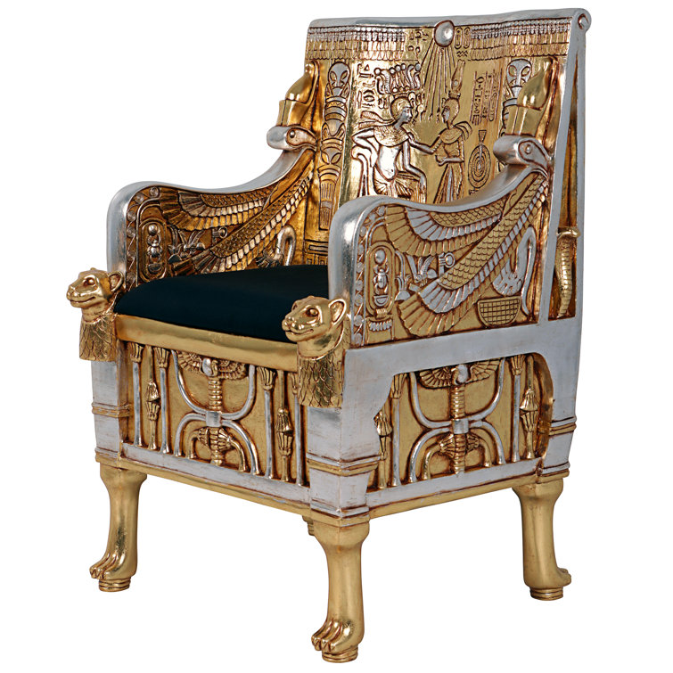 King Tut Egyptian Throne Armchair